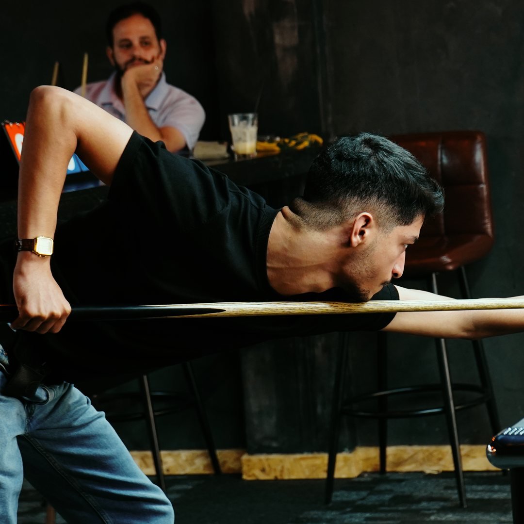 At the table