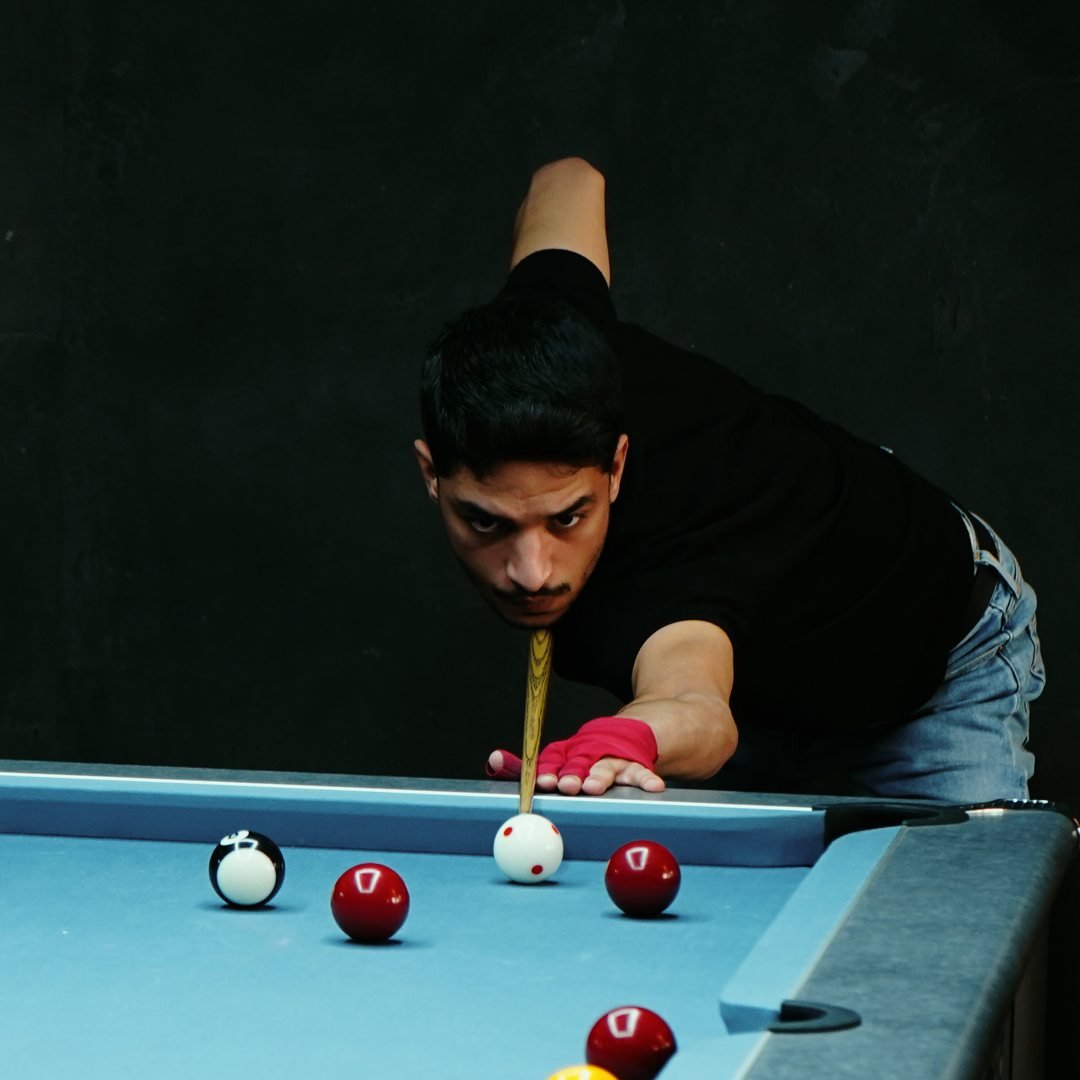 At the table